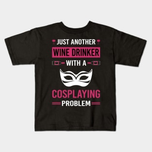 Wine Drinker Cosplaying Cosplay Cosplayer Kids T-Shirt